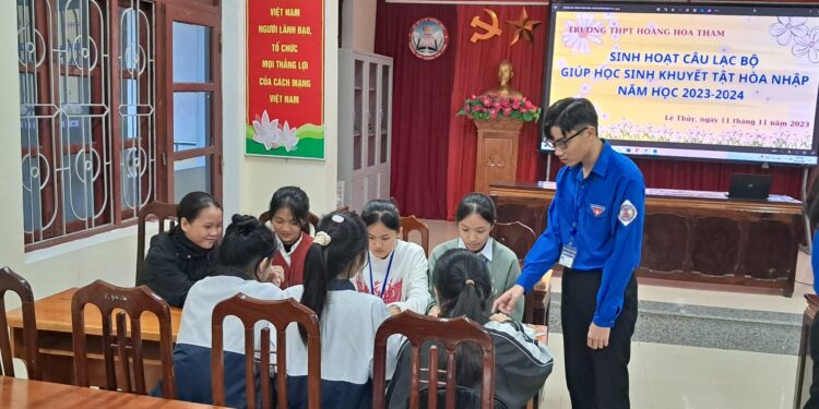 HIỆU QUẢ GIÁO DỤC HÒA NHẬP CHO HỌC SINH KHUYẾT TẬT TẠI TRƯỜNG THPT HOÀNG HOA THÁM QUẢNG BÌNH