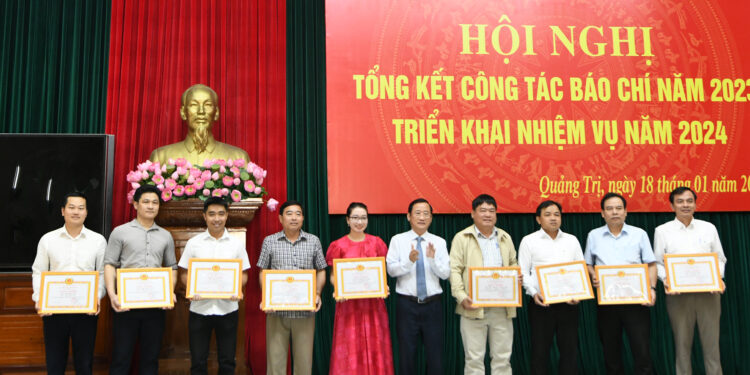 Quảng Trị: Hội nghị tổng kết công tác báo chí năm 2023, triển khai nhiệm vụ năm 2024