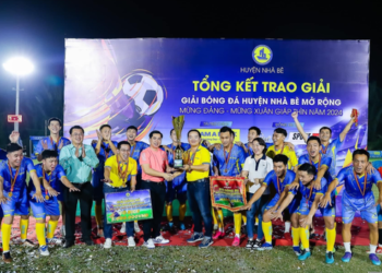 Bế mạc Giải bóng đá huyện Nhà Bè mở rộng mừng Xuân Giáp Thìn năm 2024