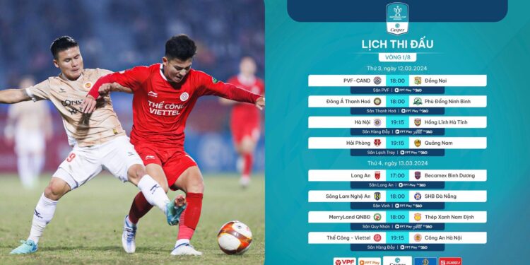 Cúp Quốc gia trở lại với vòng đấu 1/8 – Liệu có những bất ngờ?