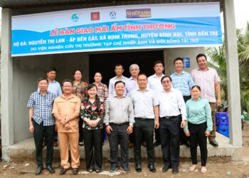 Viện IRLIE – Viện IMRIC phối hợp Tạp chí Nhiếp ảnh&Đời sống bàn giao căn nhà “Mái ấm tình thương” tại xã Định Trung (Bình Đại, Bến Tre)