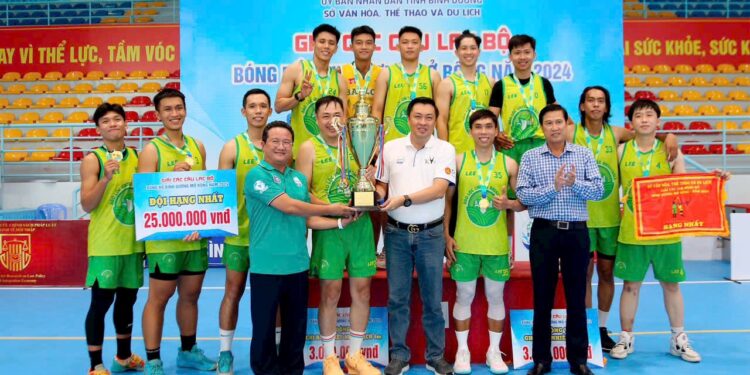 Viện IMRIC – Viện IRLIE, Tạp chí Doanh nghiệp và Trang trại Việt Nam phối hợp Sở VH,TT&DL Bình Dương: Tổ chức trao giải Giải bóng rổ các CLB Bình Dương mở rộng 2024