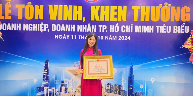 Võ Thị Mỹ Duyên: Doanh nhân “F1” tự thân và hành trình trở thành Nữ Doanh nhân Thành phố Hồ Chí Minh tiêu biểu “trẻ nhất” năm 2024