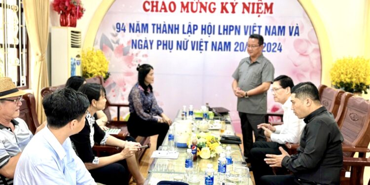 Thăm, làm việc với Hội Liên hiệp Phụ nữ tỉnh An Giang