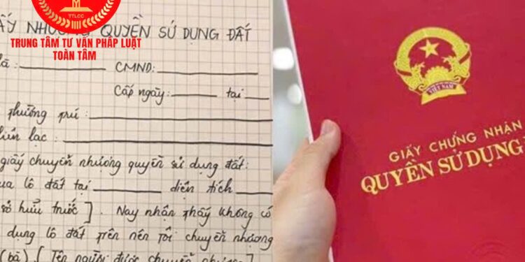 Trung tâm tư vấn pháp luật Toàn Tâm: Mua nhà giấy tay, khi bị thu hồi có được chia tiền bồi thường với chủ đất – Mức phạt đối với hành vi chuyển nhượng đất không sổ đỏ?