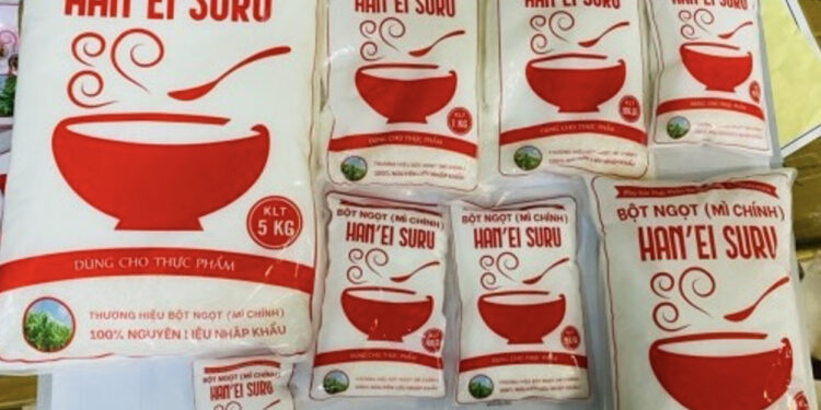 Một công ty kinh doanh bột ngọt bị tạm dừng lưu thông hàng hóa