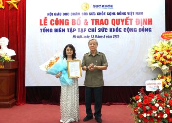 Nhà báo Chu Thị Loan nhận quyết định bổ nhiệm Tổng Biên tập Tạp chí Sức Khỏe Cộng Đồng