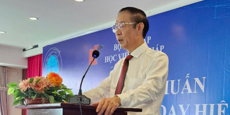 Học viện Tư pháp: Hội nghị “Phương pháp giảng dạy hiện đại đáp ứng yêu cầu chuyển đổi số”