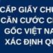 Trung tâm tư vấn pháp luật Minh Sơn: Cấp thẻ căn cước với người ở nước ngoài; có hộ chiếu,nơi sinh tại Việt Nam – Từng thôi quốc tịch, giờ xin nhập lại được không?