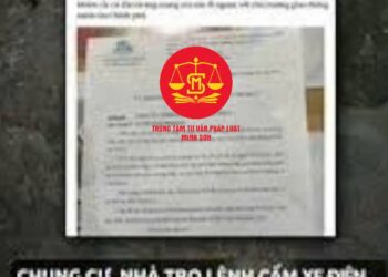 Trung tâm tư vấn pháp luật Minh Sơn: Chung cư không cho gửi xe điện có vi phạm pháp luật – Dừng xe quá vạch chờ đèn đỏ có bị xử phạt hay không?