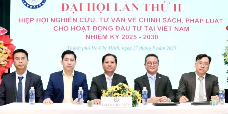 Đại hội Đại biểu lần thứ II, nhiệm kỳ 2025 – 2030 Hiệp hội Nghiên cứu, Tư vấn Chính sách, pháp luật cho hoạt động đầu tư tại Việt Nam (AVRCIPL)