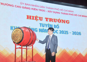 Trường Cao đẳng Kiến trúc – Xây dựng TP. Hồ Chí Minh khai giảng năm học 2025-2026: Vững bước với sứ mệnh “Kỷ cương – Sáng tạo – Đột phá – Phát triển”