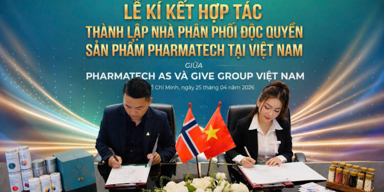 Pharmatech AS và Give Group Việt Nam: Hợp tác mở rộng kênh phân phối sản phẩm